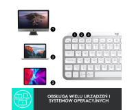 LOGITECH Klawiatura bezprzewodowa MX Keys Mini 920-010499 jasnoszara - 680463 - zdjęcie 15